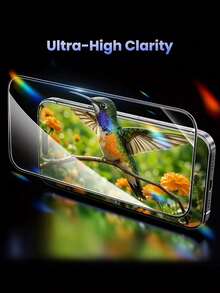 3 Stücke 9D Vollabdeckung gehärtetes Glas Bildschirmschutz, kompatibel mit iPhone 17 Pro Max/17 Pro/17/16 Pro Max/16 Pro/16 Plus/16/15 Pro Max/14 Pro Max/13/12, kratzfest, glatte Oberfläche, Handyzubehör, Handybildschirmschutz, Bildschirmschutz Essentials, geeignet für täglichen Schutz, Büro, Zuhause, wasserdicht, stoßfest, kratzfest - Transparent - Übersicht 4