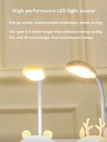 Small LED Cartoon Table Lamp - White - View 4