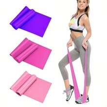 3pcs Pink Ombre Yoga Resistance Bands, Strength Training Stretch Bands, Fitness Elastic Bands, Yoga Resistance Loops - Pink Gradient Yoga Resistance Band - View 1