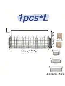 3pcs Wall Mounted Storage Rack, Adhesive No Drill Organizer Basket, Multi-Function Storage Basket, Suitable For Bathroom And Kitchen Organization, Great For Shampoo, Soap And Essentials - Multicolor - View 13