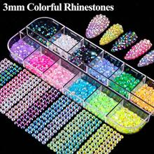 8 Boxes Nail Charms And Gems For Manicure, Flat Pearls Nail Flowers Nail Rhinestones And Charms For Nail Art, Colorful Pearl Nail Charm Nail Bows Multi Shapes Flatback Nail Design Kit Nail Accessories - Nhiều màu - Xem 6