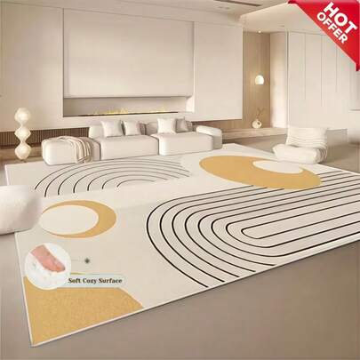 This 1500g/Sqm Water-Washed Faux Cashmere Rug Features A Simple And Elegant Pattern Design, With A Soft And Comfortable Texture. It Does Not Crease Easily When Folded, And Is Available In Multiple Sizes. Machine Washable And Easy To Clean, Suitable For Indoor And Outdoor Use.