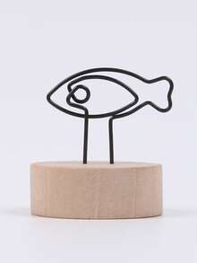 1 pièce Nouveau marque-page créatif de style japonais, support en bois porte-carte de visite rétro, pince à message, accessoire de décoration d'intérieur, pince photo, cadeau idéal pour la Saint-Valentin, le Nouvel An, le petit ami, les parents et la rentrée scolaire - Multicolore - Voir 29