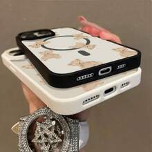 Funda Magnética para Teléfono Compatible con iPhone 17 Air/16/15/14/13/12/11 Pro, Pro Max, Plus, X/XS/XS Max, Compatible con Samsung Galaxy S22/S23FE/S24FE Plus, Ultra, Marco de TPU + Marco de Lente Independiente, Anillo Magnético Incorporado Adsorción Instantánea MagSafe, Serie de Colores Macaron, Combinaciones de Múltiples Colores - Negro - Ver 3