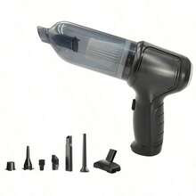 2-In-1 Handheld Vacuum Cleaner, Powerful Wet & Dry Vacuum Cleaner For Car, Home, Office And Pet, Includes Multiple Nozzles/Mini Floor Mop