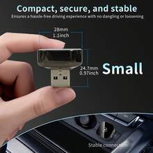 2-In-1 Wireless CarPlay&Android Auto Adapter Plug & Play CarPlay Dongle Converter, Fast Auto-Connect, No Delay, Compact Design Compatible With IPhone & Android With USB/USB-C Port, Wireless Carplay For Android, Car Audio Upgrade, Modern Car Accessory, Highquality Audio, Without Battery - Black - View 9