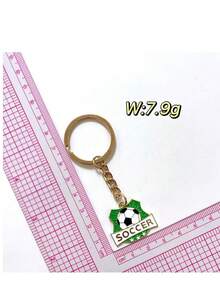 2个2026年美国-墨西哥世界杯足球纪念金属钥匙扣 - 彩色 - 查看 6