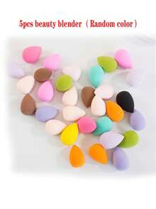 20pcs/10pcs/5pcs Mini Makeup Sponge Set, Multi-Size Mini Makeup Blender, Dry & Wet Use For Foundation, Powder, Liquid, Latex-Free, Bulk Stocking, Suitable For Foundation/Loose Powder/Liquid Makeup, Non-Absorbing Sponge, Liquid Makeup Dedicated, Flawless Makeup Tool, Beginner Mini Makeup Blender, Foundation Powder Liquid Universal, Easy To Create Smooth Makeup, Random Color,Giveaways,Travel,Cheap Stuff,Travel Essential - Multicolor - View 11