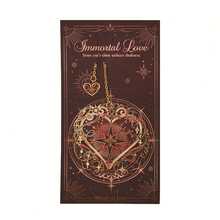 1个月亮、爱、泪和雪金属书签，学生礼物 - 彩色 - 查看 4