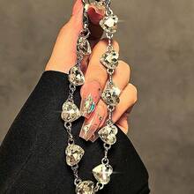 Dây chuyền kim loại pha lê cao cấp sang trọng, dây đeo cổ tay, ốp điện thoại, móc khóa, mặt dây chuyền túi xách, quà tặng cho mẹ, gia đình, bạn bè, sinh nhật, ngày lễ, phụ kiện điện thoại, dây chuyền điện thoại tương thích với Android và hầu hết các điện thoại thông minh, quà tặng cho mẹ, gia đình, bạn bè, trẻ em, sinh nhật, ngày lễ - Nhiều màu - Xem 4