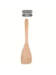 Durable Wooden Spatula, Comfortable Grip - Easy To Clean - Random Color - View 5