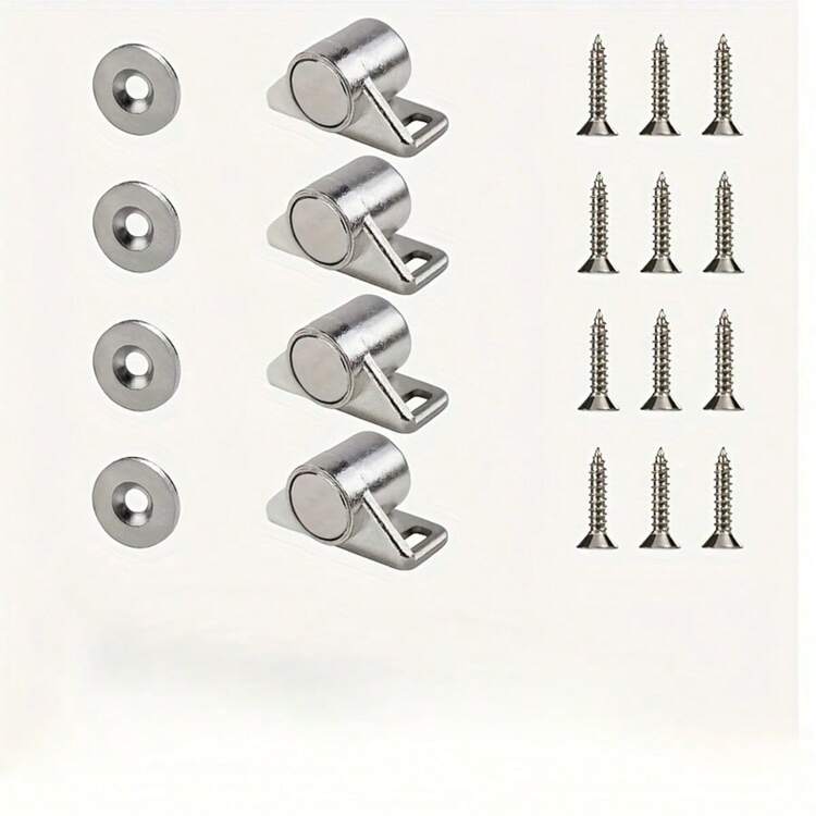 金属质感磁性橱柜门扣，适用于厨房橱柜和衣柜，重型金属材质 - 彩色 - 查看 10