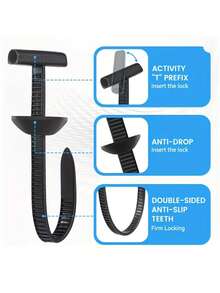 200pcs Heavy Duty Self-Locking Zip Ties, With Pull Head, High Strength Nylon Locking Buckle, Multi-Purpose Fastening Nylon Cable Ties, Suitable For Car Repair, Motorcycle, Bicycle, Electrical Wiring, Durable And Reliable, Easy To Use - Multicolor - View 6