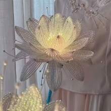 100/200/300/353件装大型雪花花形花茎套装，包含300根花茎和5支花茎 - 升级版DIY手工套装，非常适合母亲节、毕业典礼、家居装饰和节日礼物 - 彩色 - 查看 4