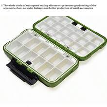 Waterproof Fishing Tackle Box Fishing Accessories Tool Storage Box Fish Hook Lure Fake Bait Boxes For Carp Fishing Goods - Green - View 4