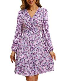 Boho    Split  Wrap    Home - Màu tím - Xem 3