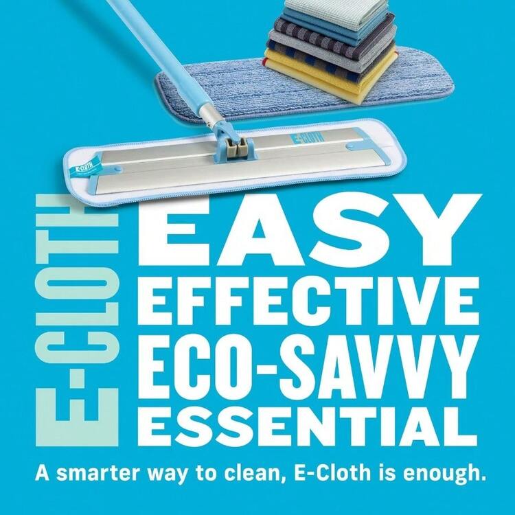 E-Cloth 10-Pc Home Cleaning Combo Set Microfiber Cleaning Supplies Includes Reusable Microfiber Cleaning Cloth And Mop For Floor Cleaning Washable And Reusable 100 Wash Promise - Assortedcolors - View 7
