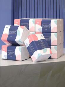 6卷卫生纸，420张大号面巾纸，5层加厚面巾纸，整盒卫生纸，纸巾，多用途纸巾 - 彩色 - 查看 6