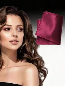 1/3/4 件套免加热卷发器套装，宽缎方巾，女士免加热卷发器，DIY 波浪/卷发造型工具 - 彩色 - 查看 3