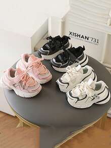 1 Paio di Scarpe da Ginnastica Sportive per Bambini, Scarpe da Passeggio per Bambini Piccoli, Scarpe Casual da Esterno con Suola Morbida e Antiscivolo per Bambini - Beige - Visualizzare 4