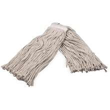 Sparta FLO-Pac - Cabezal de fregona de algodón, Punta Corta, Banda Estrecha con Banda Blanca para Limpieza organizada, 32 Pulgadas, Bronceado, (Paquete de 12)(Natural 32 Inches (Pack of 1)) - Multicolor - Ver 7
