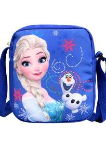Cartoon Print Fashion Backpack, Cute Canvas Shoulder Handbag, Travel & Commute Bag, Phone & Cosmetic Pouch - Multicolor - View 5