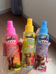 1瓶100毫升泰迪牌织物香氛，持久清新女士香水，衣物喷雾（香草皂、白茶茉莉、柑橘雪松）。三种香型可选：空气清新剂、高级织物香氛和持久留香型。适用于衣物、浴室、卧室、衣柜、客厅和汽车空气清新。