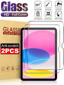 2 Miếng Dán Kính Cường Lực HD Bảo Vệ Màn Hình Máy Tính Bảng Độ Cứng 9H+ Chống Nổ Chống Trầy Xước Lớp Chống Dầu Mịn Tương Thích Với iPad Air Pro 11 13 5th/6th/7th/8th/9th10th/11th 2025 2024 11inch 13inch/Tương Thích Với Redmi/Tương Thích Với Matepad/Honor/Tương Thích Với Samsung Galaxy Tab S11 S9 S8 S7 S9FE S10+ S10 FE A9 A9+ S8+ S9+ 12.4inch Dùng Cho Văn Phòng Vẽ Tương Thích Với Apple Pencil - Trong sáng - Xem 16