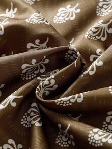 女士长袖全印花前扣阿拉伯风格上衣 - 彩色 - 查看 8