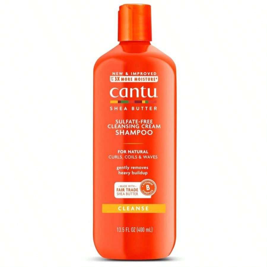 Cantu Sulfate-Free Cleansing Cream Shampoo With Shea Butter For Natural Hair, 13.5 Oz - MàuA - Xem 1
