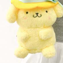 1 búp bê nhồi bông Sanrio Pompompurin chủ đề hoa, được làm từ chất liệu nhồi bông có độ đàn hồi cao, trang trí hoa lá + thiết kế tròn trịa dễ thương, kích thước phù hợp, thích hợp làm đồ trang trí nhà cửa và quà tặng ngày lễ. - Màu vàng - Xem 5