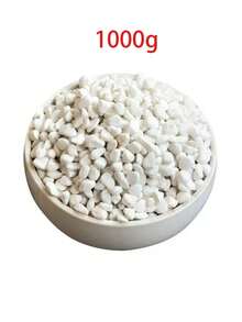 1000 جرام من الحصى المتنوع للصبار والكاكتوس، أحجار طبيعية مصقولة غير متماثلة بحجم 0.15-0.23 بوصة، حصى مناسب لزراعة النباتات والأواني الزجاجية والحدائق الخارجية، باللون الأبيض