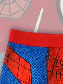 Disney 1条蜘蛛侠男士平角内裤，亲肤弹力贴身舒适平角内裤，四季皆宜 - 藍色 - 查看 4