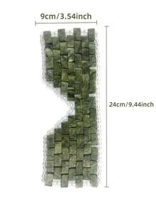 INYUSUN 1pc Jade Eye Mask, Cooling Jade Eye Patch Massager, Jade Eye Patch, Eye Massager, Portable & Practical Relaxation & Sleep Aid Eye Massager, Facial Care Eye Mask, For Use During Sleep - Army Green - View 9