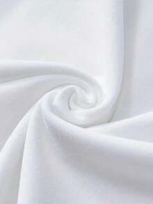 Strange Stories, Comfortable And Casual Boys' White Round Neck Short Sleeve Hoodie Made Of Polyester Fiber Material - White - View 3