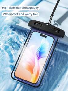 Universal Waterproof Phone Pouch - Waterproof Case, Compatible With 15 14 13 12 11 Pro Max XS Plus And Other Phones Up To 7.0 Inches, Waterproof Phone Dry Bag, Essential For Beach & Travel - Multicolor - View 3