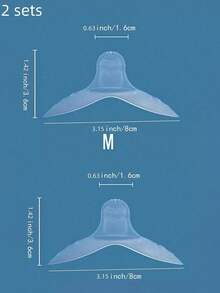 2 unidades de Cubiertas de lactancia de silicona con caja de almacenamiento, protectores de pezones, escudos de lactancia anti-dolor y anti-mordida, almohadillas de pecho delgadas, cubiertas fáciles de limpiar - Multicolor - Ver 15