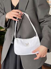 Bolso de Mujer Elegante y Ligero | Diseño de Hombro y Axila con Exquisita Mariposa Metálica | Color Negro Versátil para un Look Romántico o Sofisticado | Perfecto para Citas, Regalos y Ocasiones Especiales - Multicolor - Ver 11