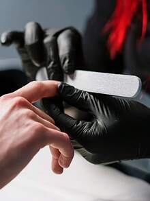 100/50 pares de guantes de nailon negro premium sin polvo. Sin polvo, engrosados, resistentes a la abrasión, a prueba de pinchazos, impermeables y resistentes al aceite, antideslizantes, muy elásticos, duraderos y resistentes a las manchas. Adecuados para limpieza, limpieza de cocina, bodas, decoración del hogar, decoración de habitaciones, utensilios de cocina, accesorios de cocina, almacenamiento, picnics, bolsas pequeñas, paraguas, pintura y cumpleaños (embolsados). - Negro - Ver 11