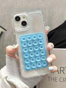 2pcs Silicone Phone Holder, Dual Suction Cup Design, Strong Adhesion, Hands-Free, Convenient For Selfie And Video Recording. Suction Cup Phone Stand, Adhesive Phone Handle, Ideal For Hands-Free Selfie And Video - Multicolor - View 8