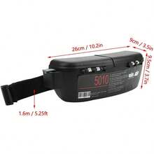 Caja de Señuelos de Pesca Portátil, Resistente al Agua, Riñonera con Cinturón Ajustable, Diseño Ligero y Compacto, para senderismo, camping y competiciones de pesca - 1 - Ver 6