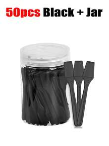 100pcs/50pcs/30pcs/20pcs/10pcs/1pc Designed For Estheticians, Makeup Spatula, Face Mask Scraper, Face Mask Spreading Tool, Face Mask Mixing Palette, Face Mask Dispenser, Esthetician Tools, Mini Spatula, Multi-Functional Tool, Reusable And Washable Face Mask Spoon, Suitable For Applying Face Masks, Lotions, Lip Balms, Exfoliating Scrubs, Cosmetics, Creams And Crafts, Essential Beauty Therapist Supplies, Makeup Spatula Or Multi-Purpose Mini Skincare Applicator - 彩色 - 查看 11