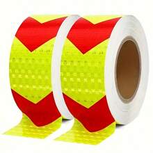 Waterproof PVC High Visibility Reflective Safety Tape, Suitable For Vehicles, Trailers And Boats, Durable And Long-Lasting - Multicolor - View 1