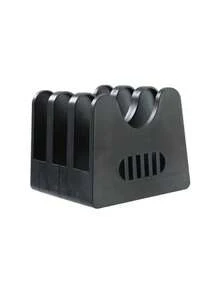 1 pieza Organizador de cocina multifuncional - Soporte para cucharas y utensilios de ABS resistente a la oxidación con bandeja de drenaje, estante para almacenar tapas de ollas - Multicolor - Ver 12