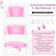 QueenDream 60x102 Inch sequin tablecloth for wedding and party decor-Silver(152.4 x 259.1 cm (Rectangular) Fucsia) - Multicolor - Ver 5