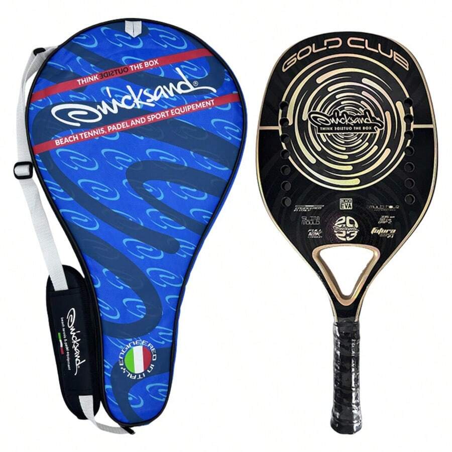 Quicksand Professional Beach Tennis Racket, 12K Carbon Fiber Material, Suitable For Beginners And Professionals