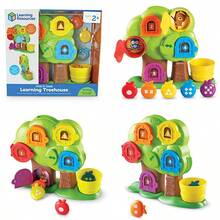 Learning Resources Hide Seek Learning Treehouse Juegos de LetrasDuradero y cultiva el interés de los niños - Multicolor - Ver 1