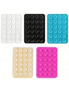 3 件硅胶吸盘手机支架,适用于所有手机型号的硅胶手机支架,易于安装,无需电池,3 件硅胶手机支架,送给朋友的礼物/理想的节日礼物,万圣节礼物兼容 、Android 手机,生日、家人、朋友的礼物手机配件 - 彩色 - 查看 40