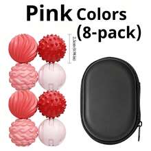 4/8pcs Durable Silicone Magnetic Balls, Pocket-Sized Desktop Toys, Creative & Novel, Green, Purple, Bright Pink, Other Plastic Materials - Multicolor - View 11