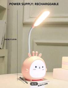 Small LED Cartoon Table Lamp - White - View 5